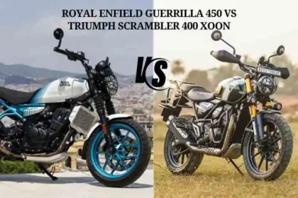 Royal Enfield Guerrilla 450 vs Triumph Scrambler 400 X