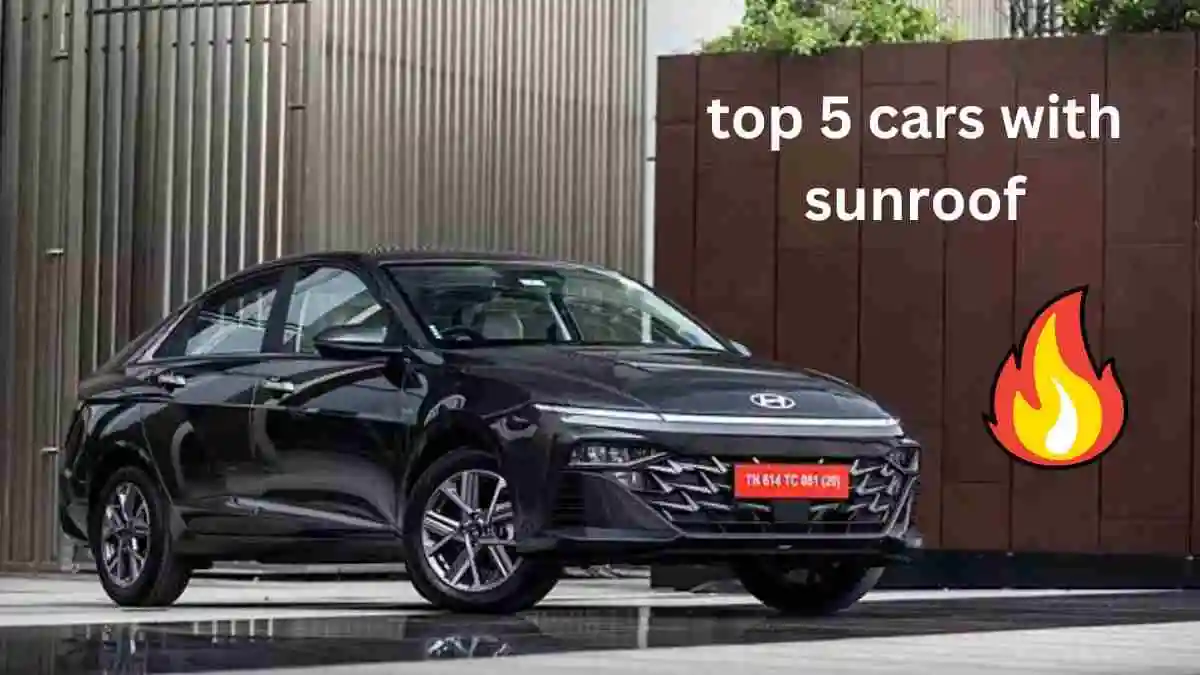 Top 5 cars with sunroof under 10 lakhs